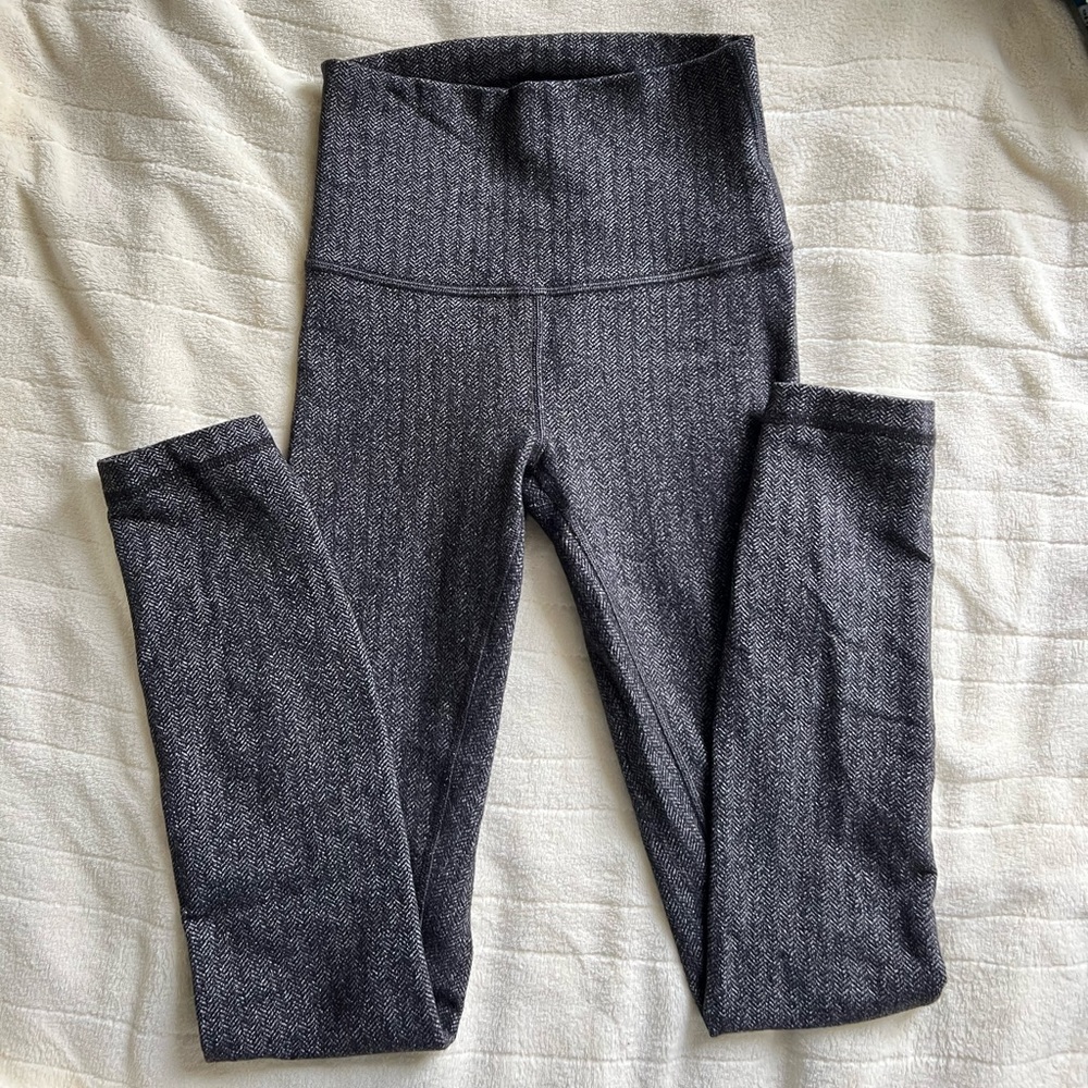 Lululemon Wunder Under Pattern Leggings